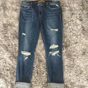 cropped denim joe’s jeans